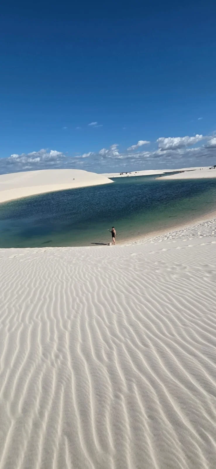 Só você e as dunas