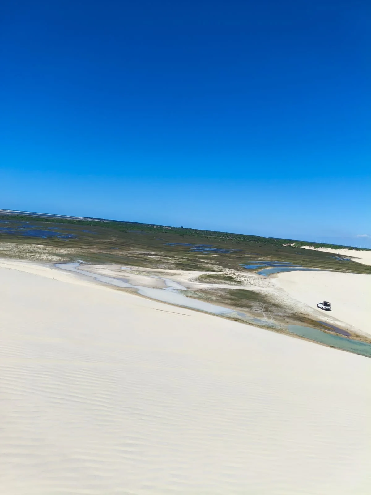 Imensidão de dunas e restinga