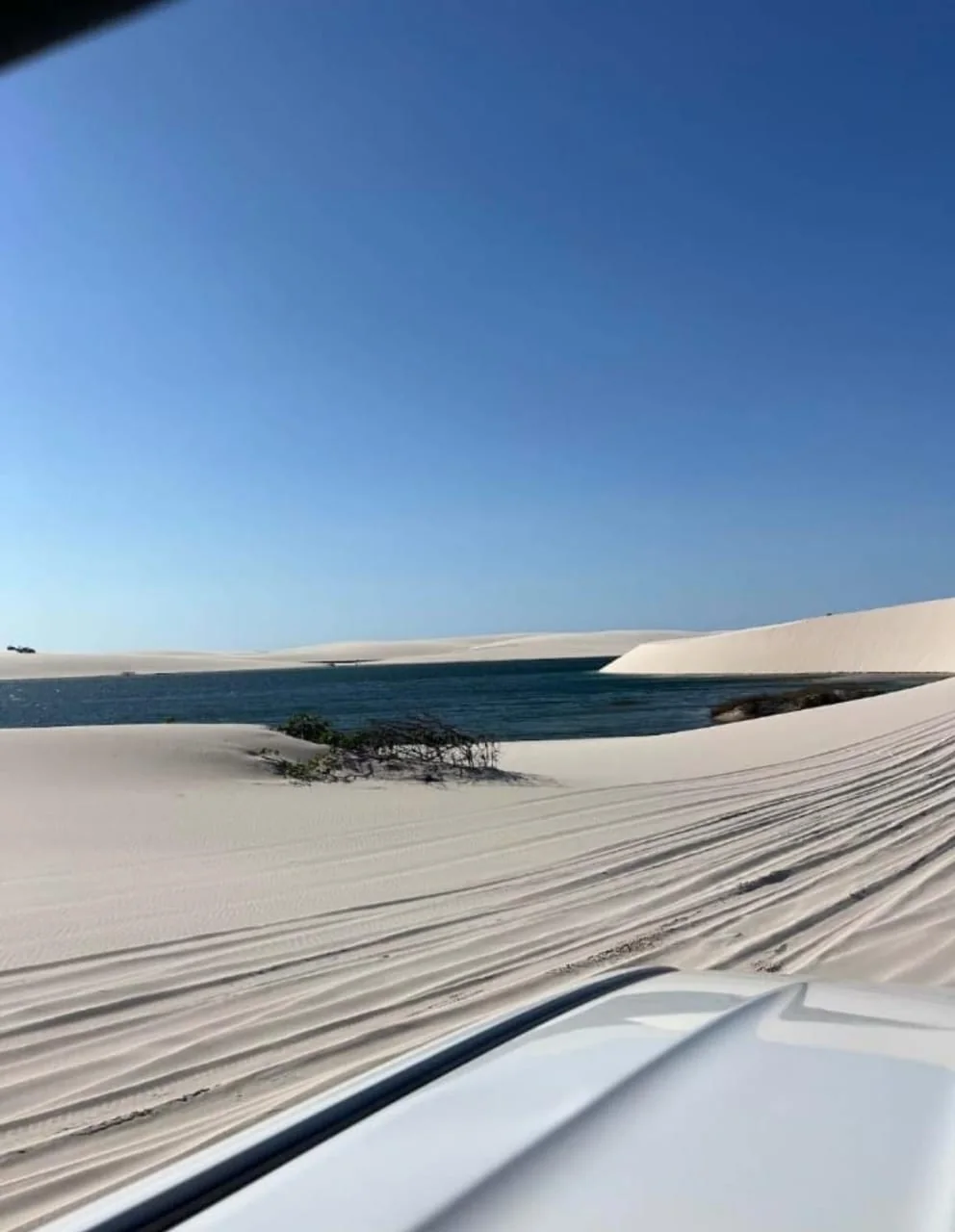 Chegando às lagoas de 4x4